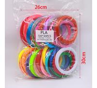 TEMU Una selección de 30 colores diferentes de filamento para pluma 3D de ABS, PLA o P on un diámetro de 1.75 mm y una de 150 m. son consumibles para plumas 3D, con colores vibrantes que repiten.
