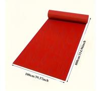 TEMU Una sola pieza de alfombra desechable, lujosa y gruesa, que mide 1/1.2M de ancho, para como y fiestas. Es lavable y un diseño, lo que la ideal para celebraciones, .