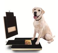 TEMU Una tabla de limpieza duradera para uñas de perro, con para rascar y compartimento para snacks, una tabla rascadora ajustable adecuada para todas las (sin necesidad de ajustes), sin batería