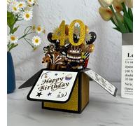 TEMU Una tarjeta de para de 40 años, para regalar a un adulto que su 40 . 40 , una tarjeta llena de mejores para cumplir 40 años