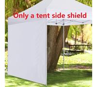 TEMU Una Tela de Blanca para Carpa Plegable, Adecuada para Lateralidad de de x , Gazebo Instantáneo Antiviento, No Incluido