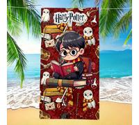 TEMU Una toalla de playa de Bros con Harry Potter, diseñada para ser absorbente y de secado rápido. Esta toalla y es para salidas a , natación, camping y viajes. Es un artículo para .