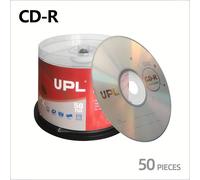 TEMU UPL Paquete de 50 700Mb/80Min 52X Cara Plateada - Velocidad A+, Calidad A+, Diseño Resistente a Golpes