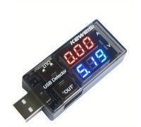 TEMU USB Cargador Doctor Corriente Voltaje Carga Detector Batería Voltímetro Amperímetro Multímetro Probador USB Monitor de Panel de Energía Móvil
