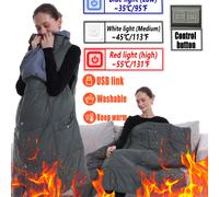 TEMU USB con que se Puede Usar Como un Chal. Tres Niveles de y Dos Interruptores. Ideal para Oficina, Viajes, Hogar, Ocio y . Un Regalo de Navidad. Fabricada con un Tejido Duradero y .