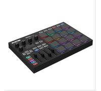 TEMU UTIMO MIDI Pad Controller, máquina para hacer , 16 botones de RGB a la velocidad, 16 niveles, nivel completo/half, pantalla OLED, entrada/ MIDI, USB, plástico, para grabación en estudio