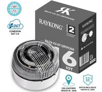 TEMU V16 Geolocalización | con 1 Indicador Led Conexíon | GPS | Homologada y a DGT 3.0 [SIM y Pagados 2038] Luz coche emergencia V16