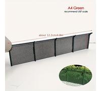 TEMU Valla de de pista de de tren a HO de acero inoxidable - Malla de alambre de de montaña realista, construcción de hierro duradero, operación manual, ideal para de construcción a 1/87, tema militar