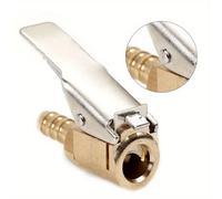 TEMU Válvula de inflador de neumático inflable de cobre, conector rápido de clip para llanta de coche, accesorio de neumático durable para mantenimiento de vehículo