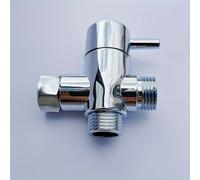 TEMU Válvula desviadora de ducha de 3 vías G1/2 con un diámetro de 20 mm, una pieza de repuesto universal para sistemas de ducha, que una válvula desviadora para cabezales de ducha de