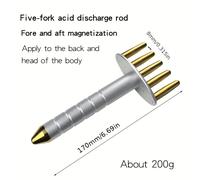 TEMU Varilla de descarga de ácido trigémino: Magnetización delantera y trasera - Adecuada articulaciones y rostro - Aproximadamente 170g