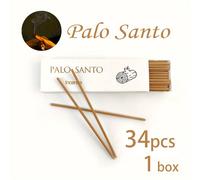 TEMU Varillas de incienso de 12 cm hechas de madera , sin de bambú, con de santa. varillas de incienso son hechas a y un maderoso refrescante al quemarse, calmado el , mejorando el .