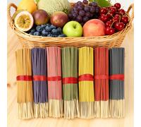 TEMU Varillas de Incienso de Frutas Hechas a con , Material de Polvo Natural, 142 Varillas de 7 Tipos de Aromas de Frutas: , Uva , Melocotón Blush, , , , para Decoración del Hogar, Reuniones de Yoga