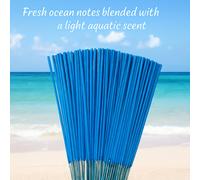 TEMU Varillas de Incienso Perfumadas Azul 44/220 piezas | Fresca de Brisa , Perfectas para Meditación, Yoga, Relajación en el Hogar y de Spa | Se Queman a 25.5Cm, Mejorando el del