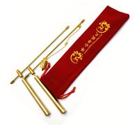 TEMU Varillas de Radiestesia, 2 Piezas - Cobre y Latón con Regalo y Bolsa - Para Detectar Oro, Agua, Buscar , Preguntas Sí/No