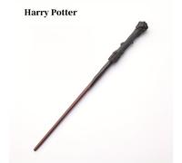 TEMU Varita de Magia WB Harry Potter Cosplay Halloween - Bastón de Tallado a con Diseño Intrincado, Material de PVC Duradero, para Accesorios de Disfraces de Halloween y Navidad