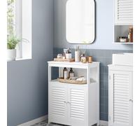 TEMU VASAGLE Armario del Baño, Mueble Baño, Armario de Cocina, Organizador con Compartimiento Abierto, Armario Almacenaje con , 30 x 60 x 80 cm