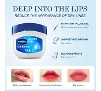 TEMU Vaseline Original Labial, Cuidado Ligeras de Labios, para Uso Diario y Verano