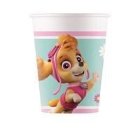 TEMU Vasos de papel Paw Patrol Everest, 200 ml, 8 unidades