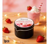 TEMU Vela de aceite de masaje de de fresa WALLEAF, vela de spa de cera de soja, vela de masaje de para masajes relajantes, vela , regalo de San Valentín, aniversario y Navidad para mujeres y hombres