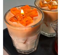 TEMU Vela de soja de 300g con aroma a té - para de San Valentín y regalos de vacaciones, aroma duradero, a , estilo nórdico, ideal para interior, taza individual