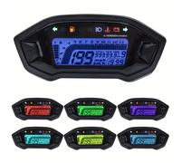 TEMU Velocímetro Universal para Motos de 13000 rpm con Sensor, Compatible con Motores de 2 a 4 Cilindros