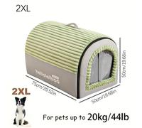 TEMU versátil para gatos para todas , con un diseño cerrado, una estructura tipo tienda de campaña y una cama acogedora para perros que proporciona y seguridad el invierno, con una extraíble y lavable