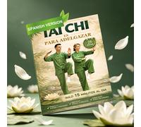 TEMU Versión en español - Tai Chi para perder peso: de 28 días, diarios, ejercicio para perder peso + mejorar , para todas las edades, libro de Tai Chi - Plan de fitness de Tai Chi