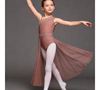 TEMU Vestido de baile ajustado sin asimétrico con diamantes de para niñas