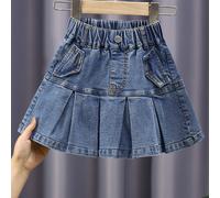 TEMU Vestido de mezclilla moderno con bolsillos no funcionales, para adolescentes