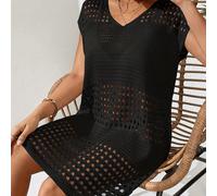 TEMU Vestido de Playa con Diseño Estilizado y Moderno para Mujer, Ideal para Vacaciones Urbanas