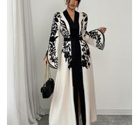 TEMU Vestido Maxi Minimalista de Larga con Estampado y Detalles Elegantes