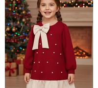 TEMU vestido, para las fiestas, un color que festivo. El gran color crema en la línea del cuello añade un y . Las adornos de perlas en realzan su y sofisticación.