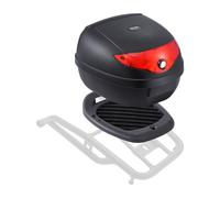 TEMU VEVOR 24L Maleta superior universal para motocicleta con panel reflectante