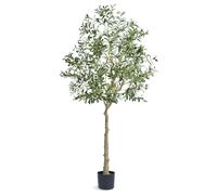 TEMU VEVOR Árbol de Artificial, 1.8 Altura, Material PE Seguro y Protección Antivuelco, Planta Falsa de Fácil , Árbol Verde Realista para Decoración en Hogar, Oficina o Almacén, Interior y Exterior
