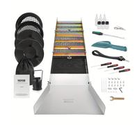 TEMU VEVOR de Esclusa Plegable Kit para en Oro, 50 Pulgadas, Juego de 23 Herramientas con Sartén Dorada, Clasificador, Imán Separador, Mochila y más, Estuche, Gabinete o Rack almacenamiento