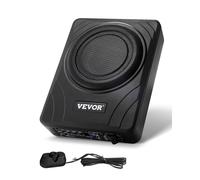 TEMU VEVOR Subwoofer para coche/camión de 8" 300W, delgado, con amplificador, para debajo del asiento