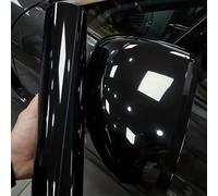 TEMU Vinilo Adhesivo Negro Piano PET de , Vinilo Negro Brillante Autoadhesivo, Carcasa Sin para Consola, Ordenador y Portátil