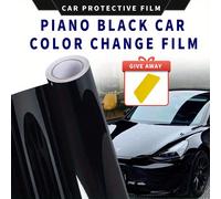 TEMU Vinilo Adhesivo Negro Piano Super para Coche, Vinilos para Motocicletas, Calcomanías Exteriores para Coche, Película para Envolver Motocicletas