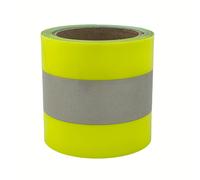 TEMU Vinilo de transferencia de reflectante fluorescente, que mide 5 cm x 200 cm