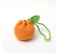 TEMU vintage a crochet con forma , con diseños de fresas, naranjas y limones; un pequeño bolso para que las mujeres con estilo porten sus esenciales mientras compran