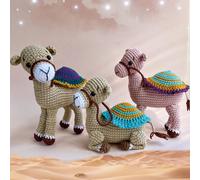 TEMU Vioiv Kit de Crochet para Principiantes - 3 Piezas de Adorables - Kit Amigurumi de Crochet - Manualidades Hechas a para Adultos - Kit DIY con Tutorial en PDF - Regalos y Festivos - Todo