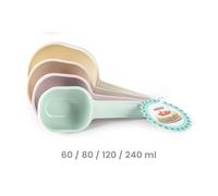 TEMU VORTEX Set 4 piezas cucharas medidoras 60/80/120/240 ml