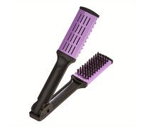 TEMU WANMEI Peine Rectificador de Cabello al por Mayor, Peine con Férula en V para Estilizar, Uso Dual y , Peine de Férula sin Carga para Hogar