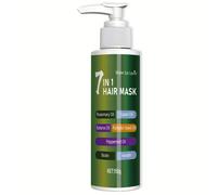 TEMU Water Ice Mascarilla Capilar 7 en 1: Previene la , el cabello en aceite de , aceite de ricino, aceite de semillas de calabaza y queratina con biotina