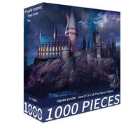 TEMU WB Bros. Rompecabezas de 1000 piezas de Harry Potter de Magia y Hechicería de Hogwarts, Decoración de Piezas de Rompecabezas, Regalo de de Navidad y San Valentín