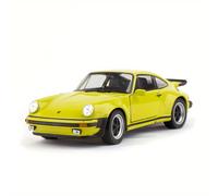TEMU WELLY Simulación 1:24 Aleación Porsche 911 Turbo de Coche, Adorno de Coche de Juguete, de Coche de Retroceso, Juguete para Niños, Regalo de Vacaciones