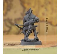 TEMU X-AN DESCONOCIDO ANIME Estatua Miniatura - Figura ABS para juegos de mesa para jugadores de 14+, Personaje de fantasía coleccionable para juegos