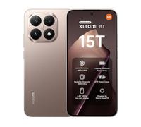 TEMU XIAOMI 15T, Smartphone 12+256GB, 6.83", pantalla amigable con de 120Hz, 8400-Ultra, lente Leica de 50MP, 5500mAh, Dorado, Sin Cargador (: 25069PTEBG)