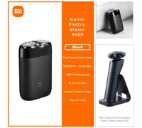 TEMU Xiaomi Máquina de Afeitar Eléctrica S100, Recargable por USB-C, Portátil, Cabezal de Corte Flotante Dual, Afeitado en Húmedo y , para Viajar, 90 de Autonomía, Motor Silencioso,